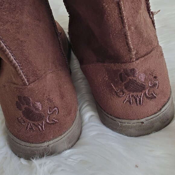 Dawgs Chocolate Faux Suede Microfiber Mid-Calf Boots SZ 6 - Picture 8 of 12